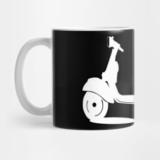 White Vespa Mug